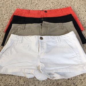 4 pairs of shorts